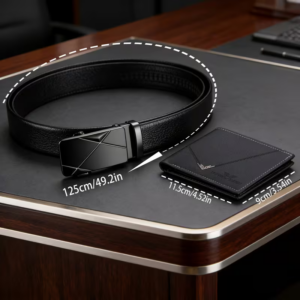 Men’s Wallet & Belt Gift Set