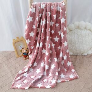 Plush Star Pattern Throw Blanket