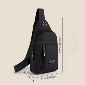 Men’s Oxford Fabric Crossbody Bag