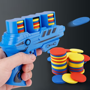 Interactive Foam Disc Launcher Gun