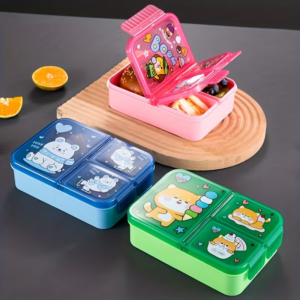 Three-Compartment Sealed Lunch Box