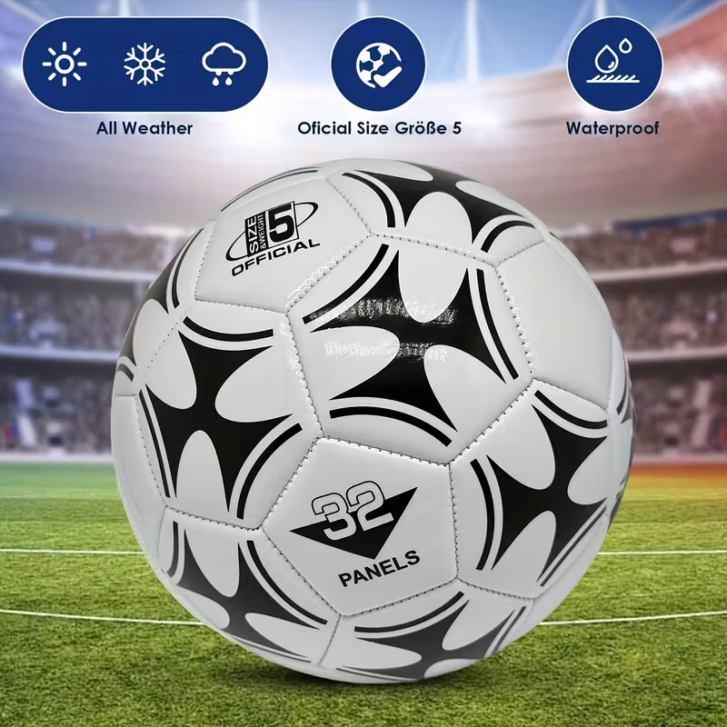Size 5 Durable PVC Football
