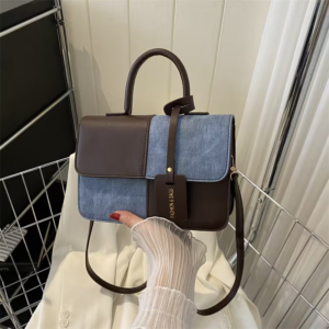 Fashion Patchwork Texture Women’s Handbag